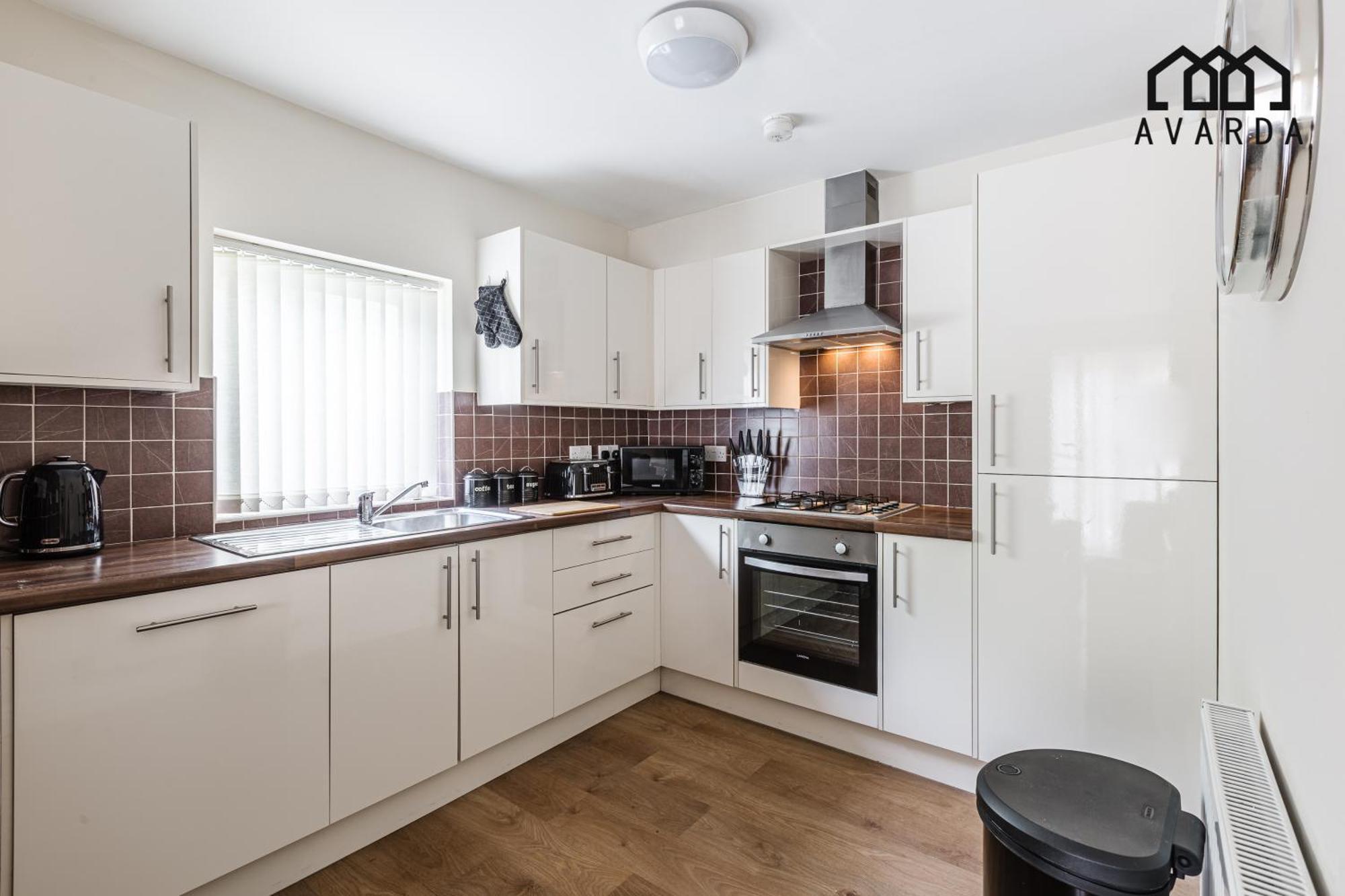 Oxheys House - 5 Bedrooms Contractors Parking Preston  Ruang foto