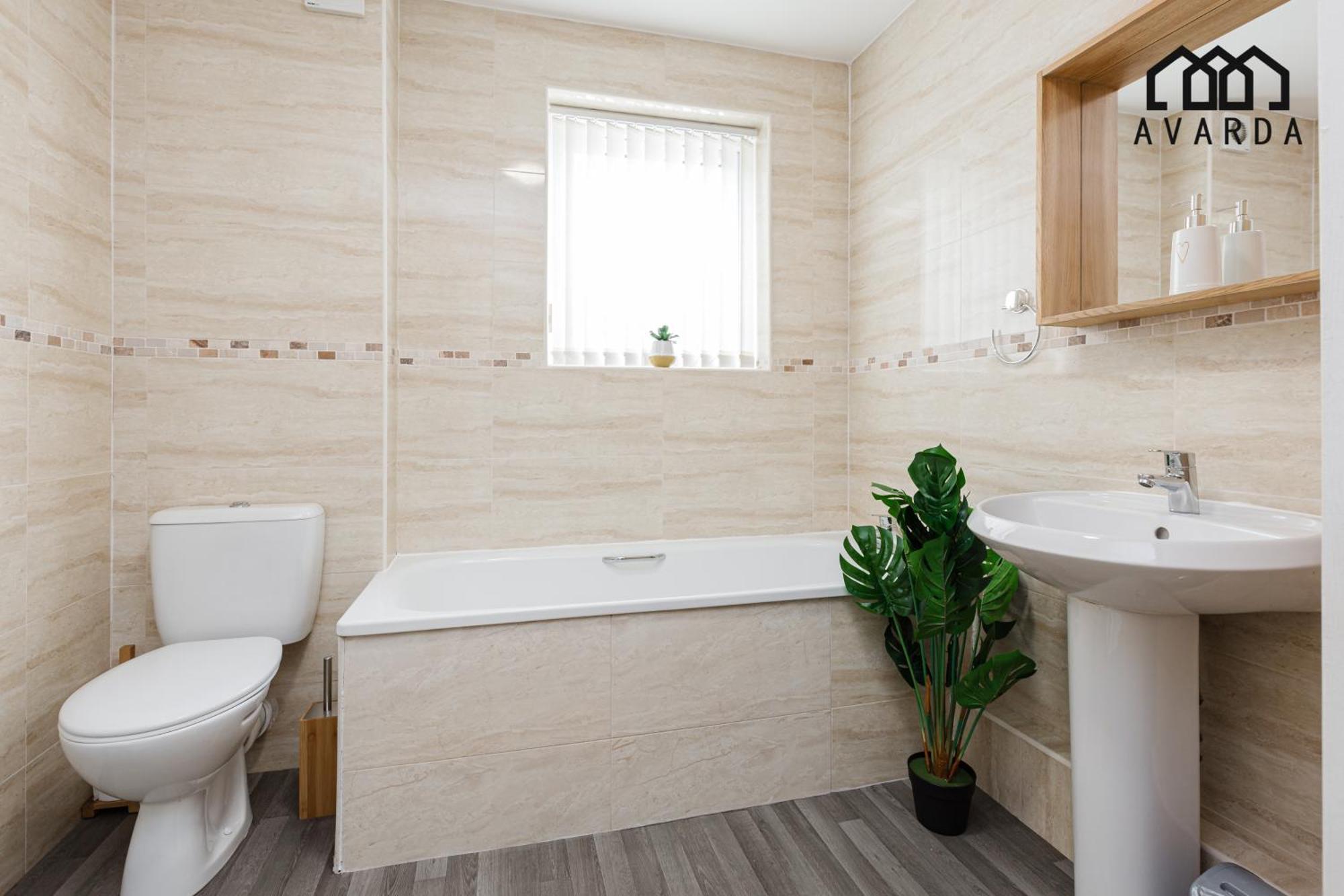 Oxheys House - 5 Bedrooms Contractors Parking Preston  Ruang foto